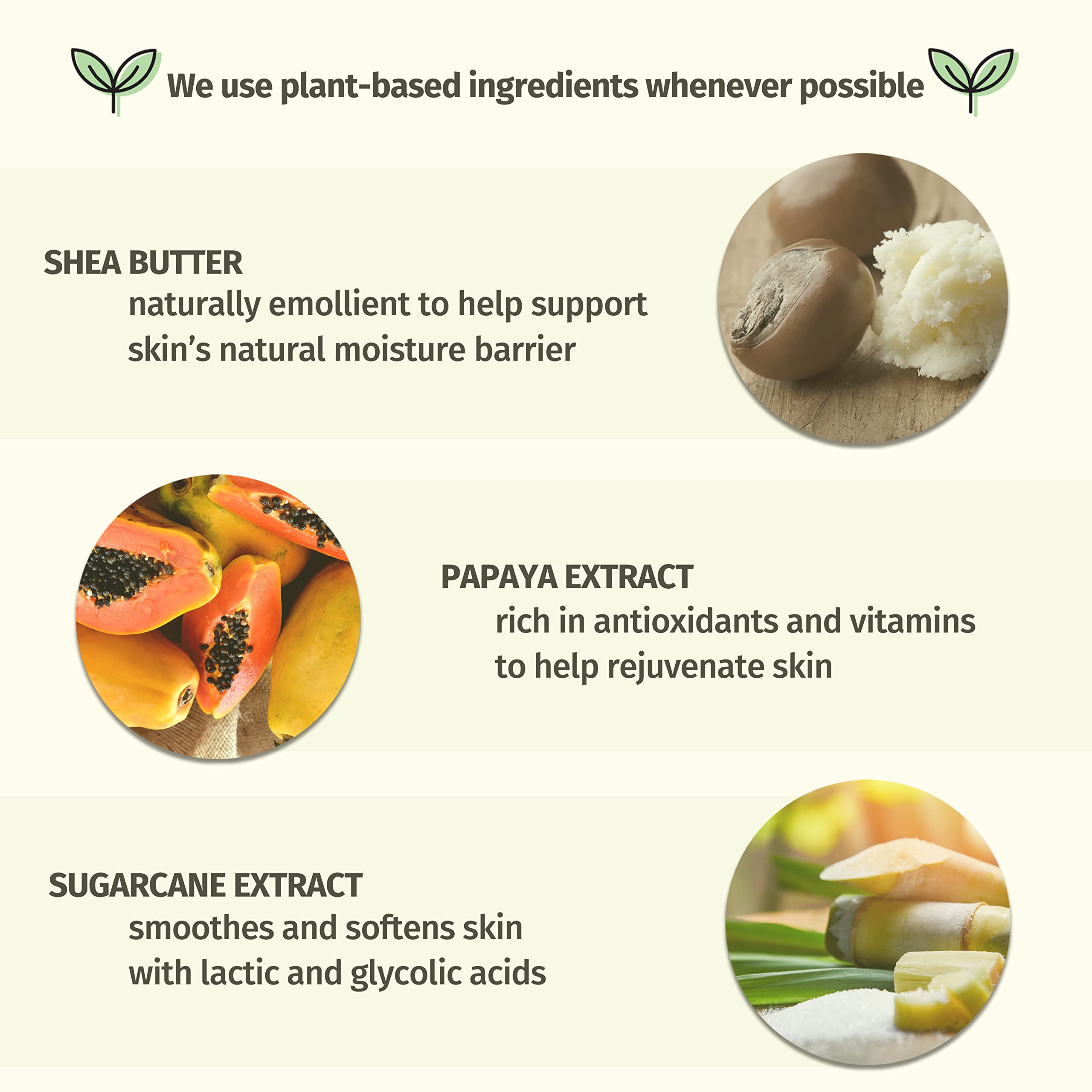 Hempz Herbal Body Moisturizer with Sugarcane & Papaya - 17 oz Hydrating Lotion for Dry Skin - Perfect for Daily Use, After Shower & Spa Treatments