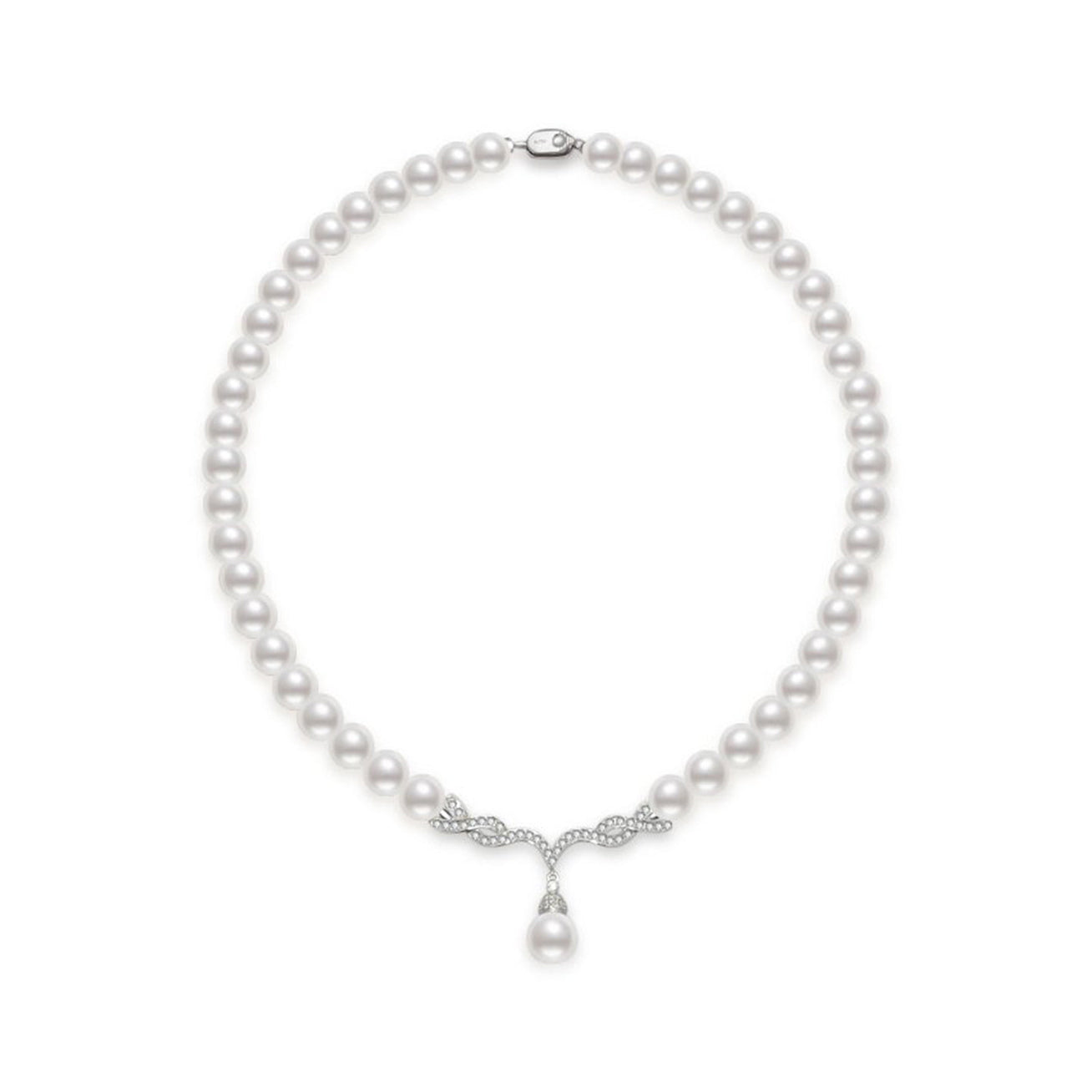 18K Solid Gold Freshwater Pearl Necklace for Women - Elegant Dainty Jewelry Gift for Birthday, Anniversary & Valentine's Day - Perfect for Weddings, Parties & Special Occasions