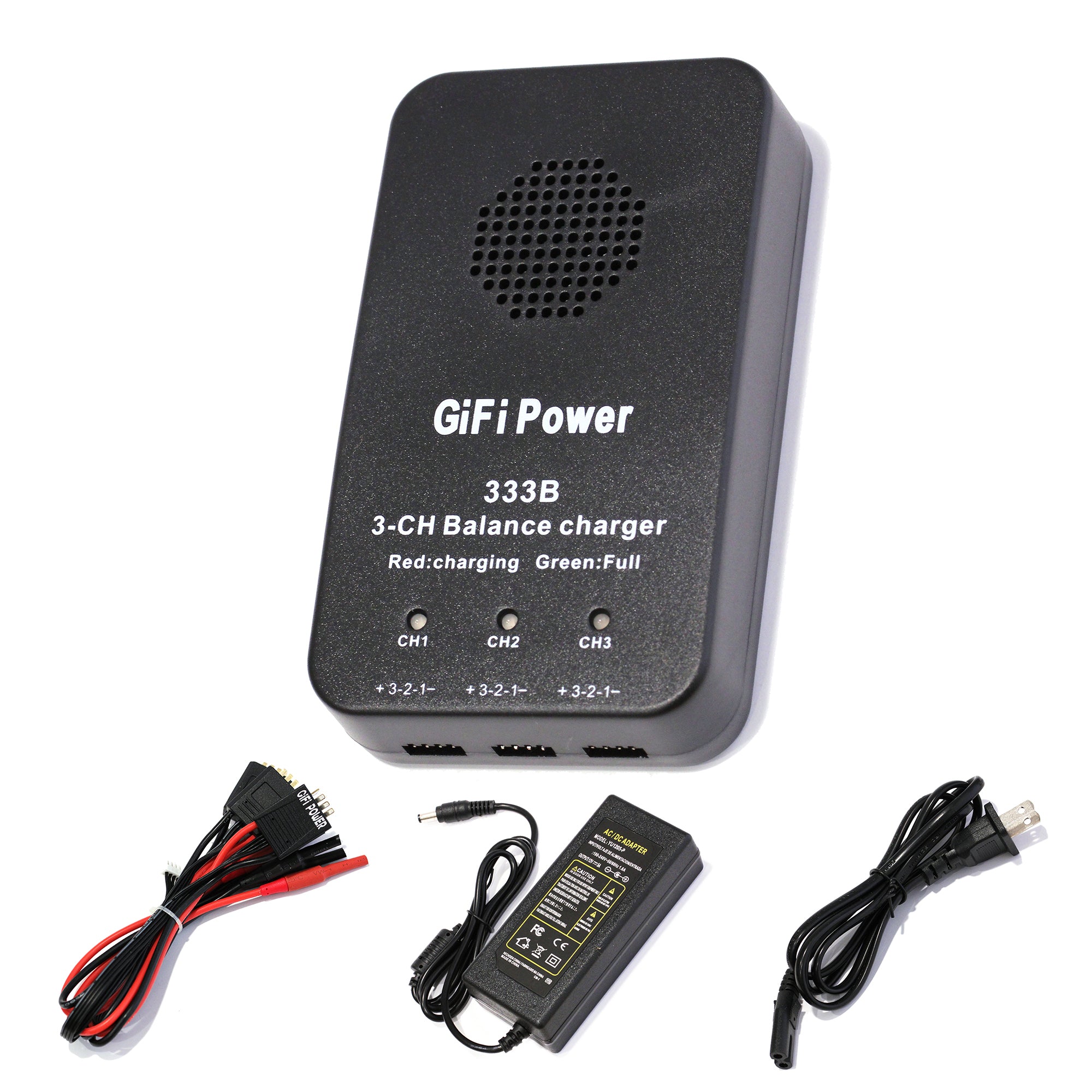 3 in 1 Battery Balance Charger for Yuneec Breeze LiPo Batteries - Fast Charging RC Drone Accessory with LCD Display - Perfect for DJI, Hubsan, and Syma Drones (Home & Outdoor Use)