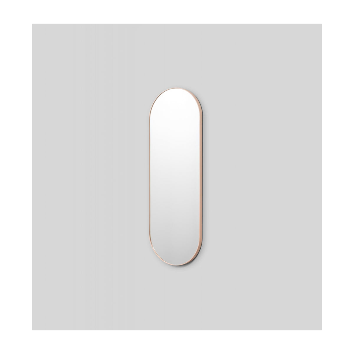 Bjorn Oval Mirror - Powder Coated Modern Wall Mirror for Living Room, Bedroom & Bathroom | Elegant Home Decor & Functional Vanity Mirror