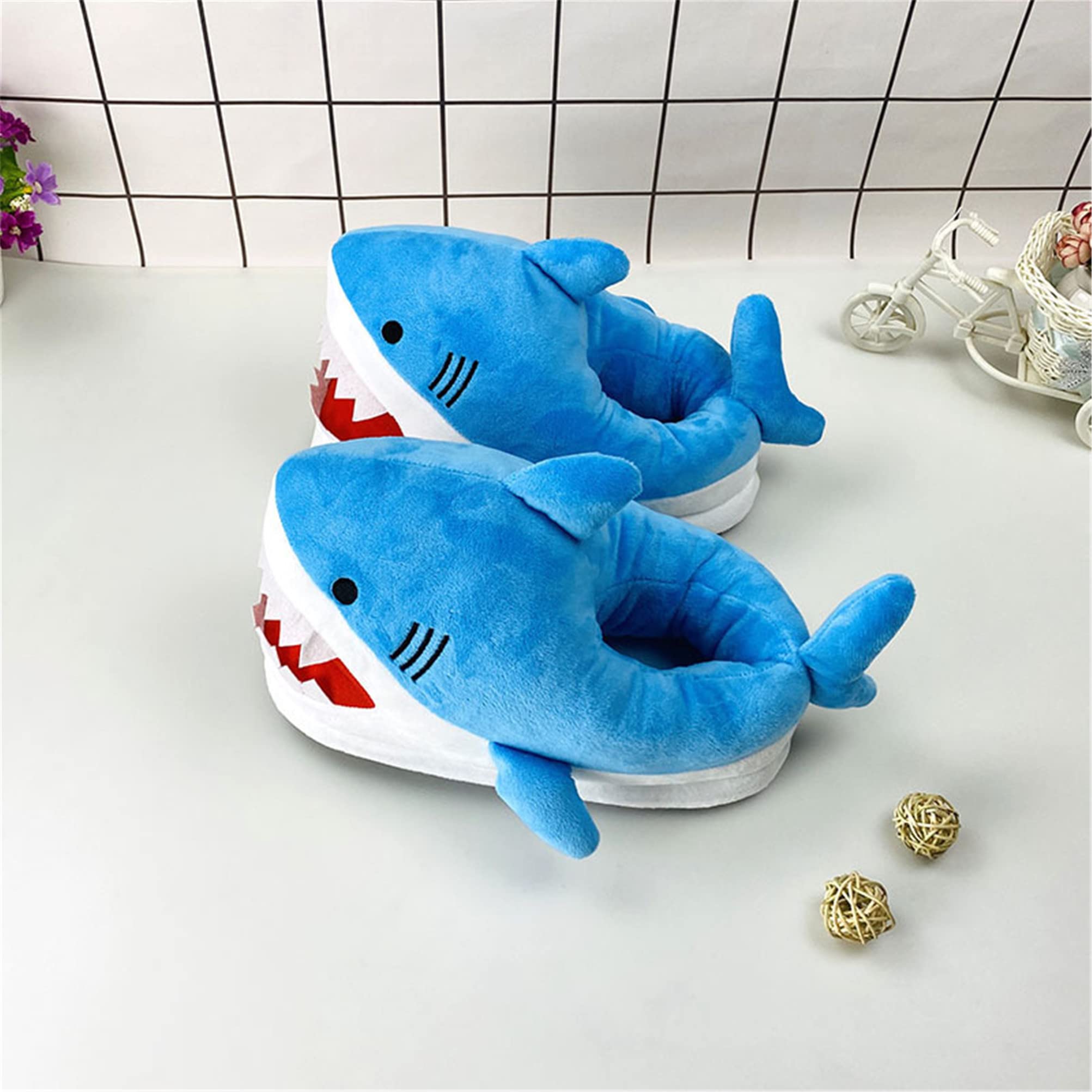 Cozy Animal Slippers for Women - Pig, Hamster & Shark Design Warm Fuzzy House Shoes for Winter Indoor Comfort | Perfect for Home, Lounge & Gift Giving
