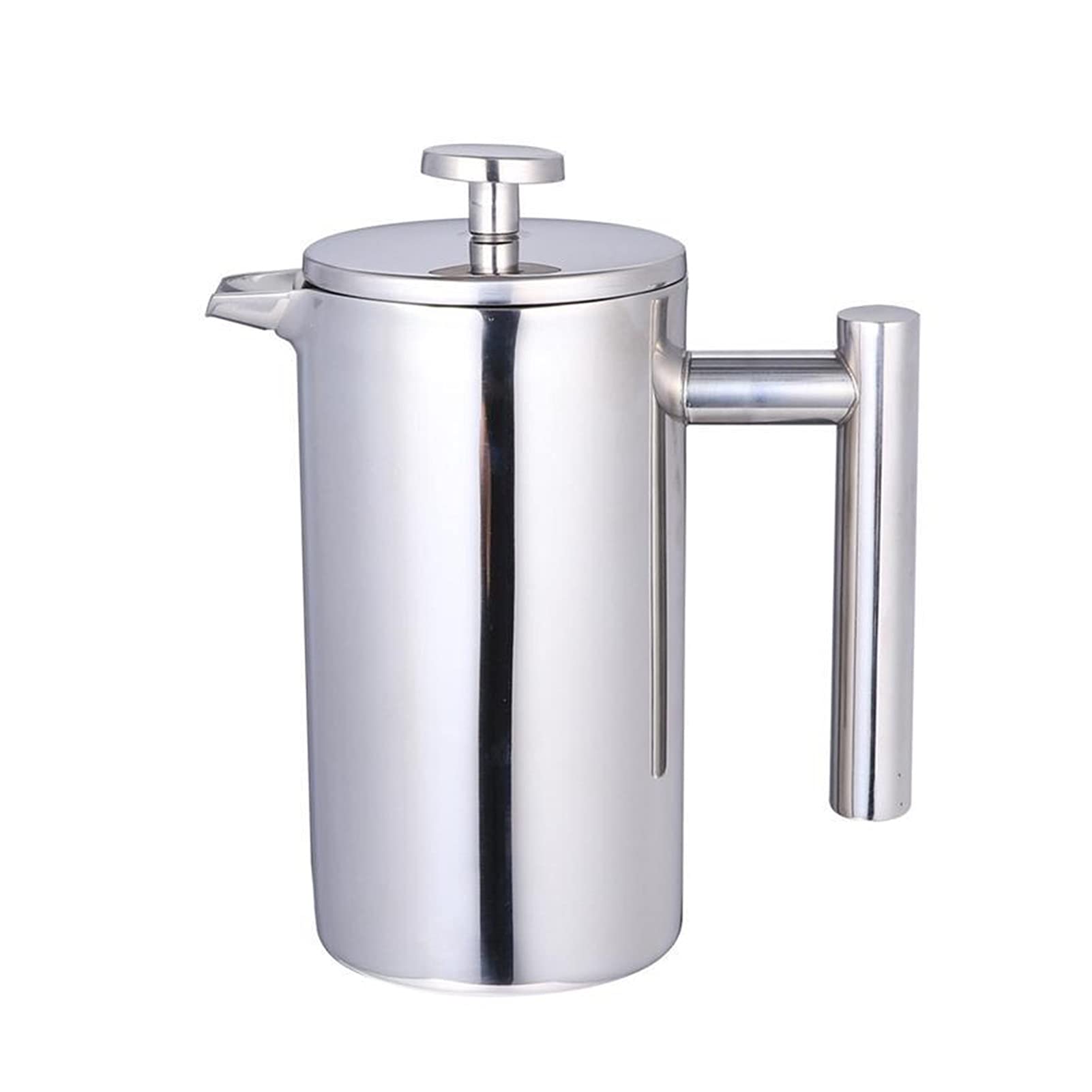 Premium French Press Coffee Maker - 350/800/1000ML Stainless Steel Coffee & Tea Infuser with Double Wall Insulation | Ideal for Home, Office & Camping (350ML)
