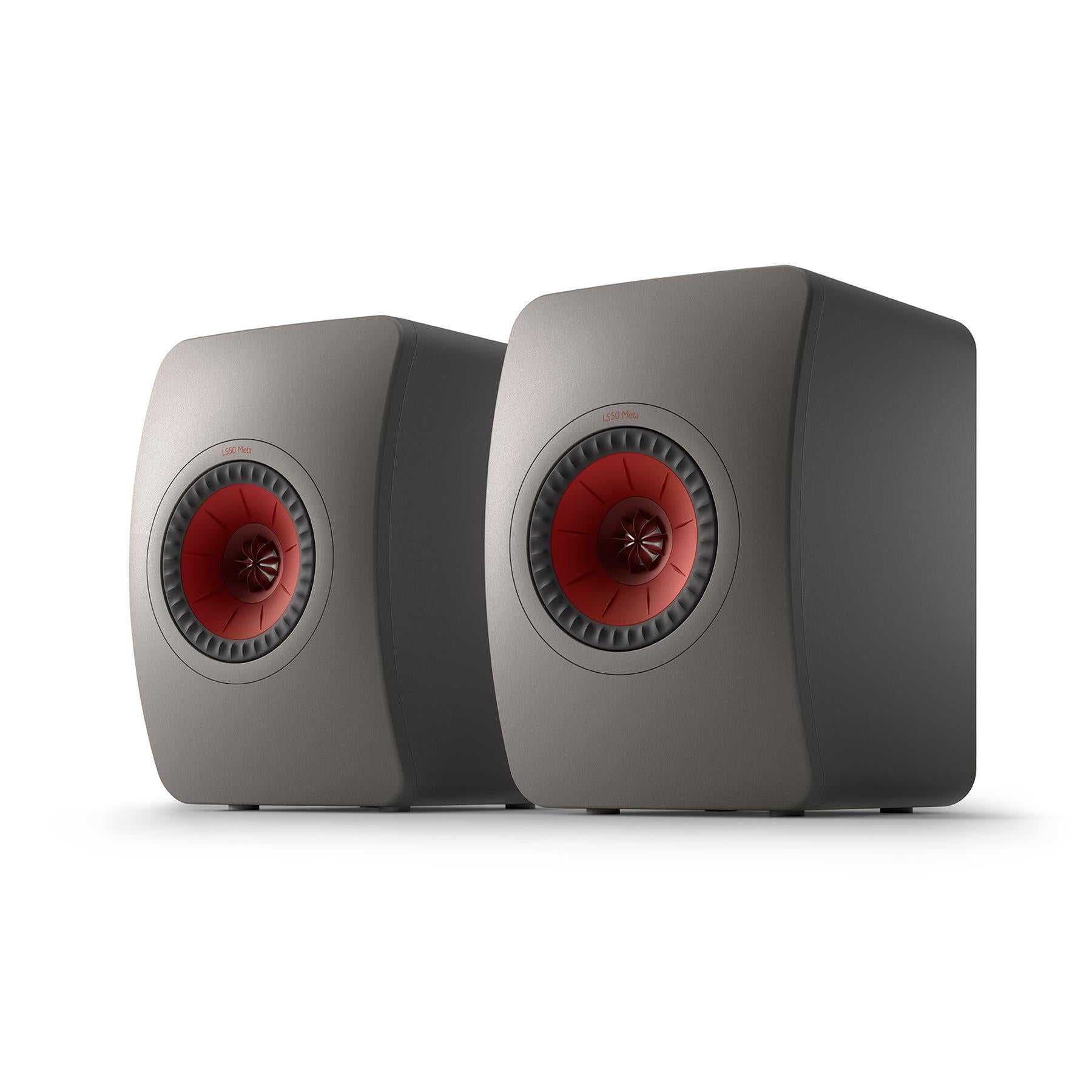 KEF LS50 Meta HiFi Bookshelf Speakers - Premium Audiophile Sound for Home Theater & Music Listening | Perfect for Studios, Living Rooms & Gaming Setups