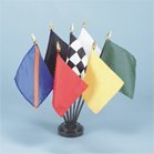 Official Auto Racing 7-Flag Desk Set - 4