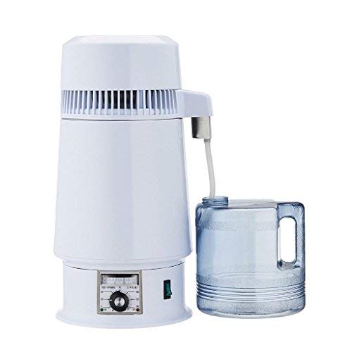 4 Liter Stainless Steel Moonshine Still Kit for Home DIY Distilling - Essential Oil & Water Distiller with Glass Carafe - Perfect for Crafting Liquor, Purifying Water & Aromatherapy