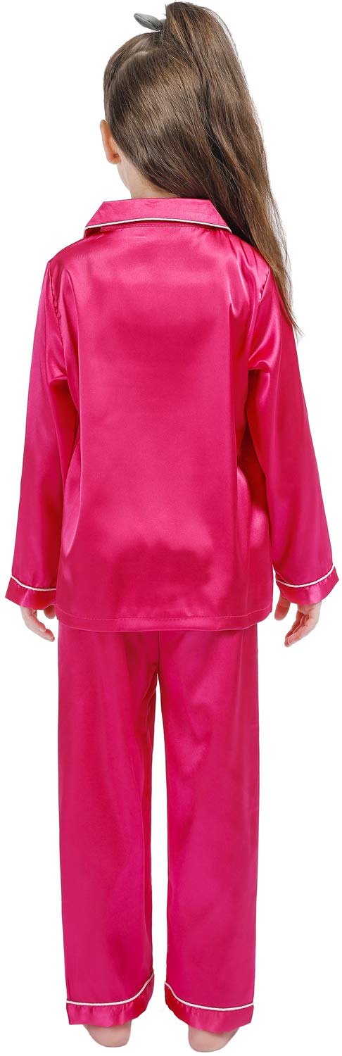 Kids Silk Pajama Set - Soft Satin Sleepwear for Girls & Boys | Home & Bedtime Comfort