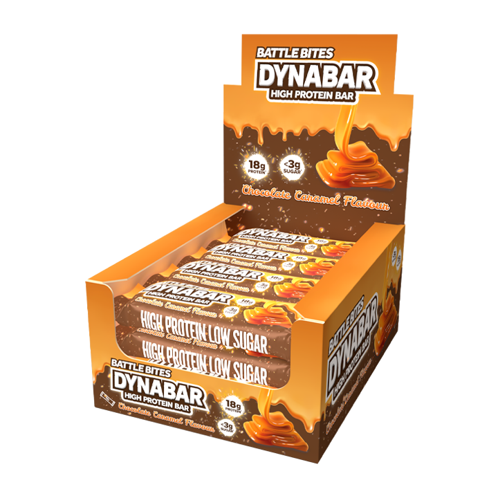Battle Bites Dynabars - High Protein, Low Sugar Snack Bars (12 Pack) | Keto-Friendly, Gluten-Free Energy Bars for Workout & Weight Loss | Perfect for Gym, Hiking & On-the-Go Nutrition