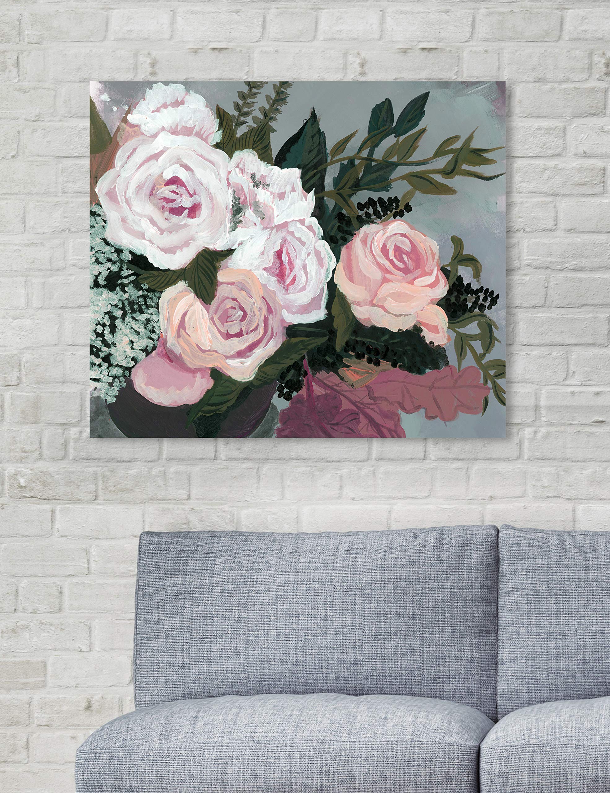 Oliver Gal Artist Co. 'Garden of Roses' Floral Canvas Wall Art Print - 24