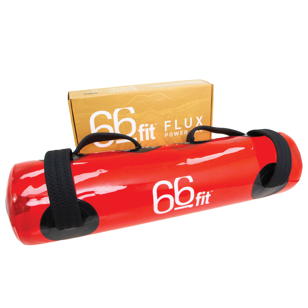 66Fit FLUX Power Bag - 25kg Water Weighted Training Bag for Strength & Fitness Workouts - Perfect for CrossFit, MMA, and Home Gym Exercises