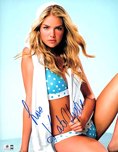 Kate Upton Signed Autographed 11x14 Photo - Sexy Polka Dot Bikini - Limited Edition Collectible - Perfect for Fans, Memorabilia Collectors & Home Decor - GV769726