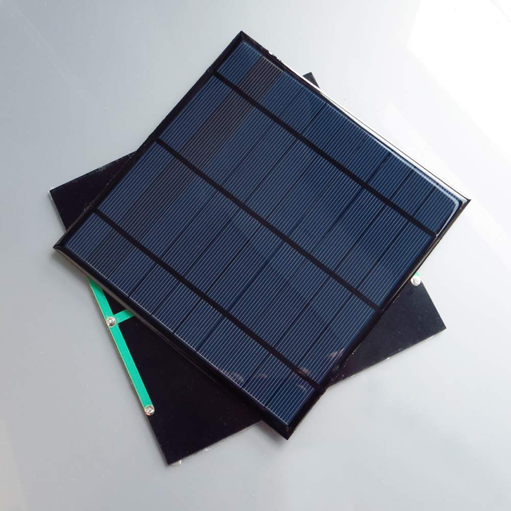 5V 4.5W Polycrystalline Solar Panel Kit - Waterproof Resin Encapsulated DIY Solar Charger for Outdoor, Camping, RV & Emergency Power Supply
