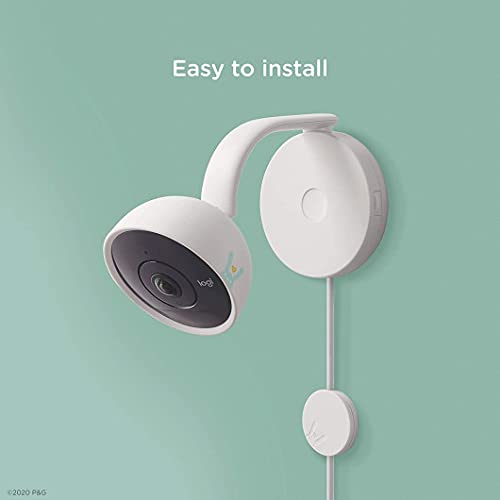 Pampers Lumi Smart Baby Monitor with HD Camera & Audio - WiFi Enabled, Night Vision, Temperature & Humidity Sensor | Compatible with Lumi Smart Sleep System | Perfect for Nursery, Travel & Peace of Mind Parenting