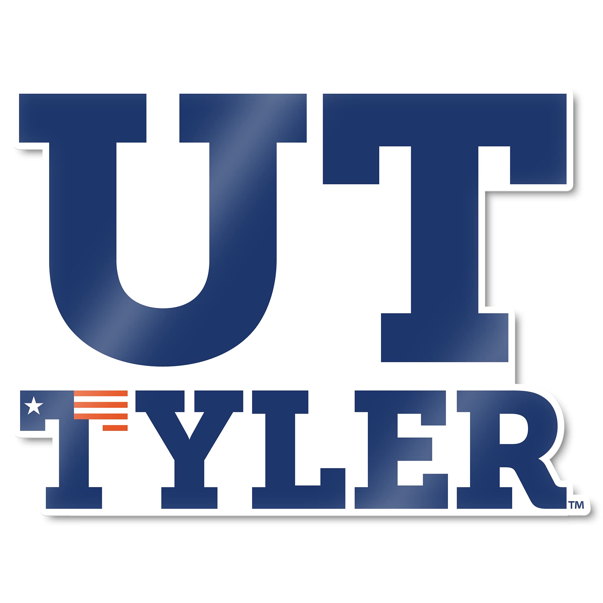 University of Texas at Tyler Patriots NCAA Vinyl Decal Sticker - Perfect for Laptop, Water Bottle, Car, Scrapbook & DIY Projects (00009A) - Show Your School Spirit Anywhere!