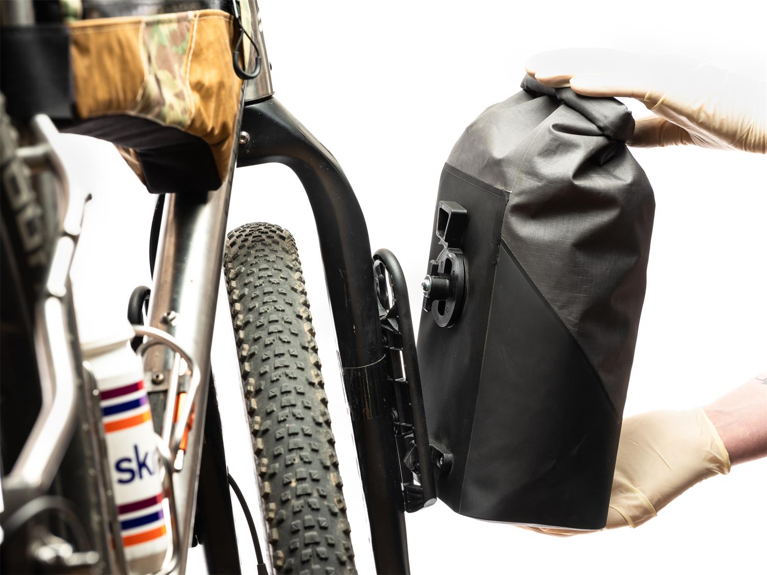 Old Man Mountain Hemlock Bike Bags with Flip Cages - Waterproof Cycling Panniers for Mountain Biking & Commuting