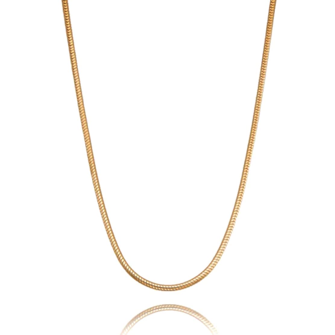 Bolenvi 3mm Stainless Steel Snake Chain Necklace for Charms - Durable Bead Compatible Jewelry for Women & Men - Perfect for Layering, Gift Giving and Everyday Wear