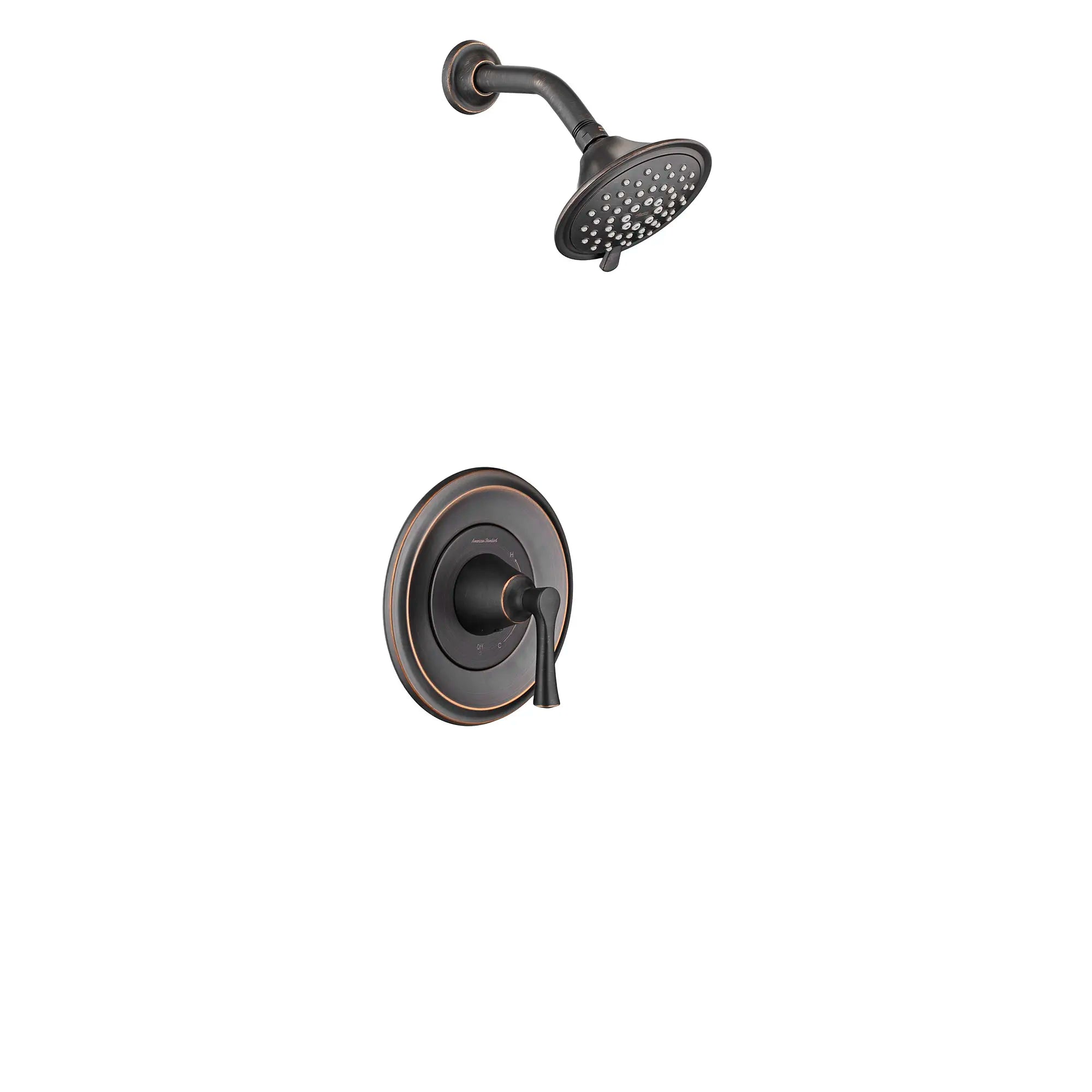 1.8 GPM/6.8 LPM Water Saving Shower Trim Kit with 3-Function Showerhead & Double Ceramic Pressure Balance Cartridge - Perfect for Bathroom Renovation & Water Conservation