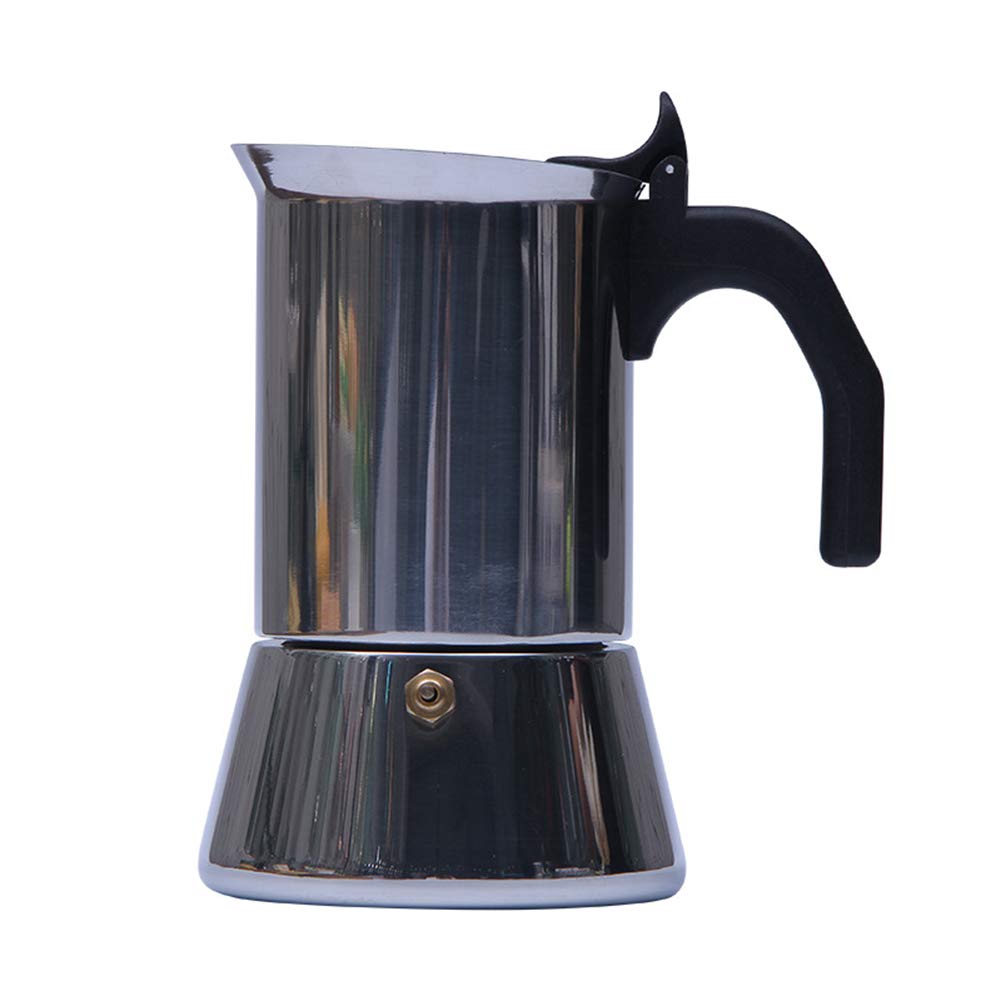 Stovetop Espresso Maker - Classic Italian Moka Pot for 4 Cups | BPA-Free Aluminum Coffee Maker for Home & Office | Perfect for Camping, Gifts & Italian-Style Brewing