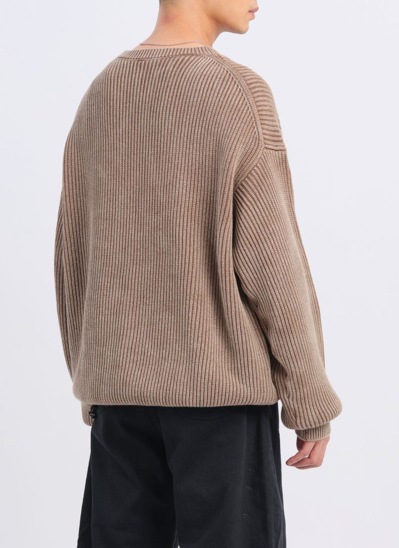 Premium Heavy Washed Cotton Knitted Pullover Sweater - Cozy Oversized Winter Sweater for Women & Men | Perfect for Casual Outfits, Layering & Cold Weather Fashion