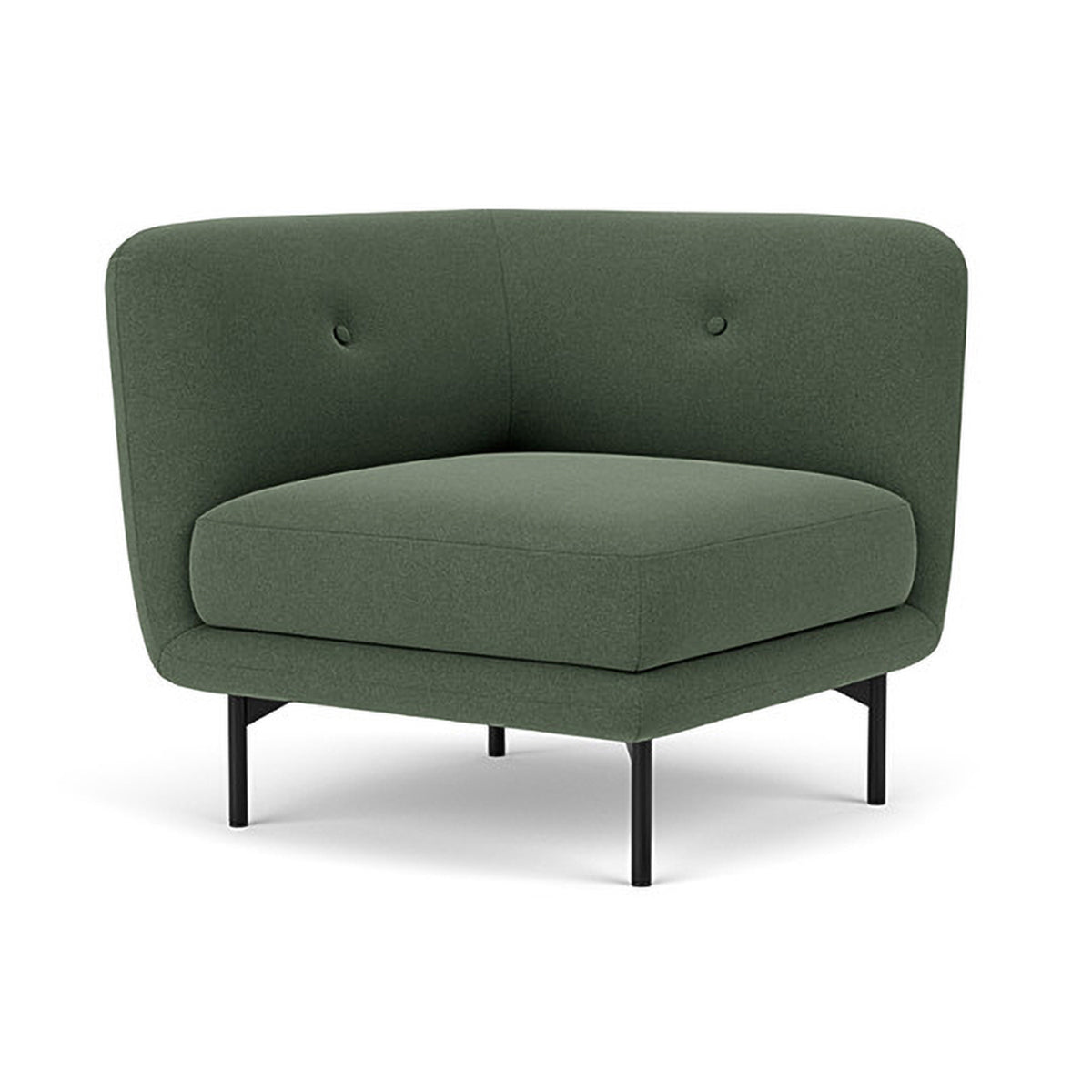 Alfred Fabric Right 1 Seater Modular Sofa - Modern Comfortable Single Chair for Living Room, Bedroom & Small Spaces