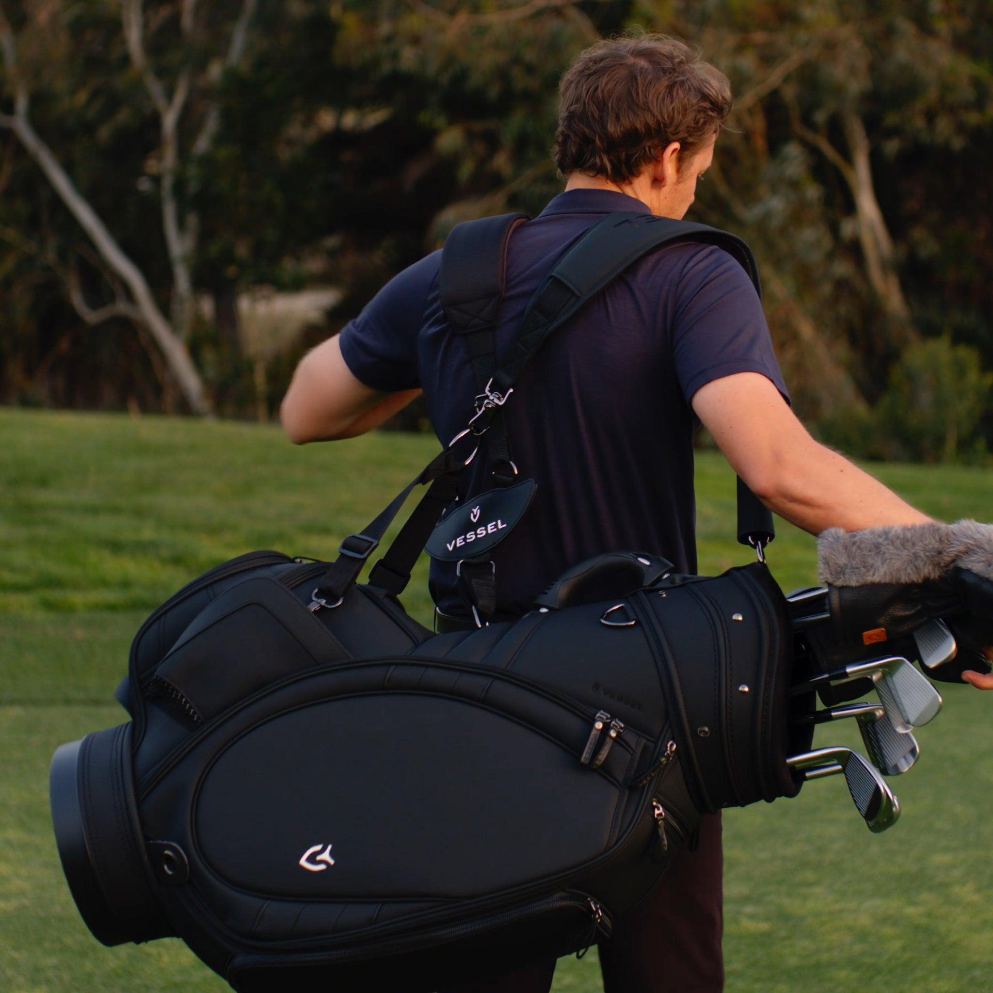 Premium Golf Bag Tour Strap - Durable & Comfortable Shoulder Strap for Golfers - Perfect for Golf Courses, Driving Ranges & Travel