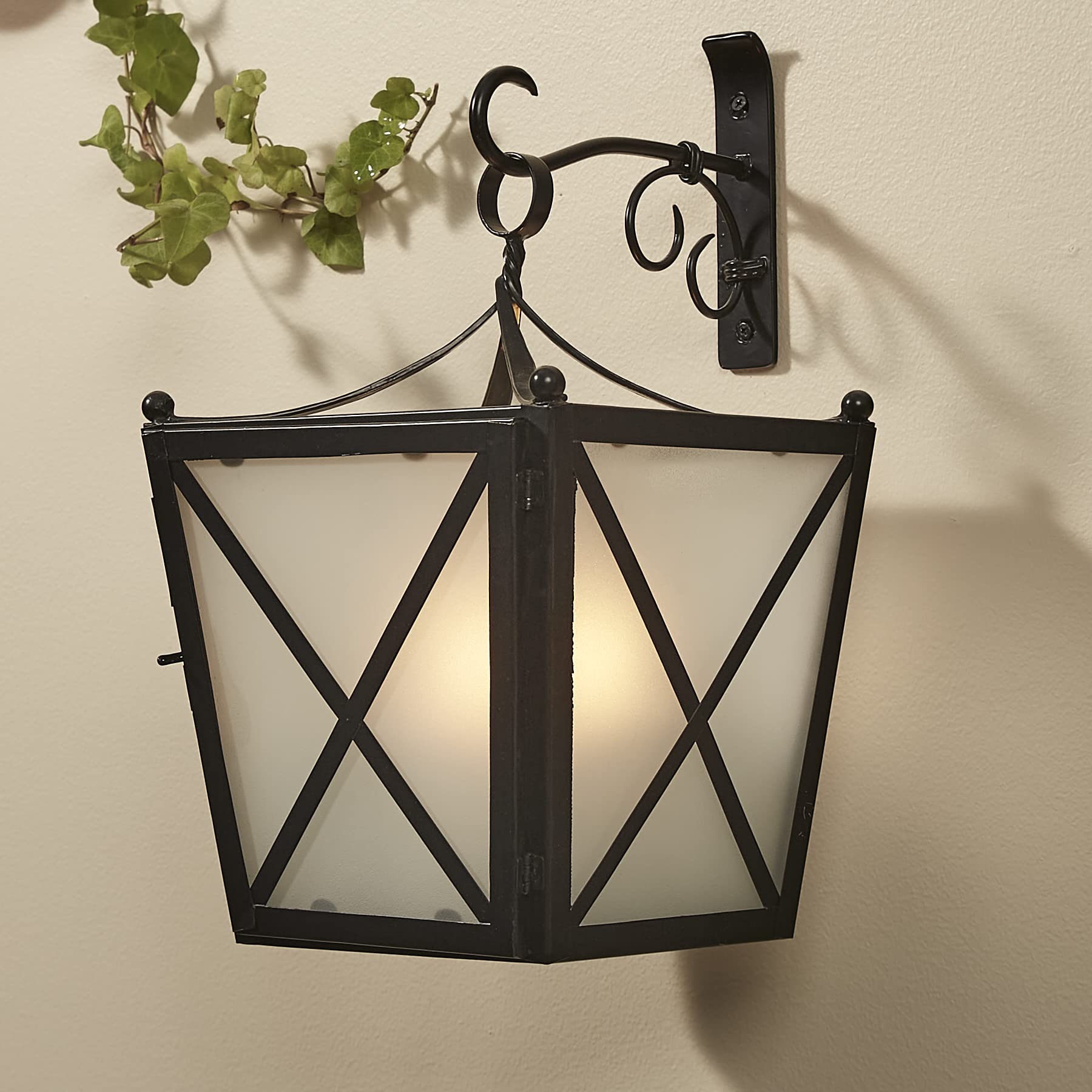Park Designs Gemstone Iron Hanging Lantern - Outdoor Garden Decor, Patio Lighting for Porch, Backyard, and Wedding Decorations