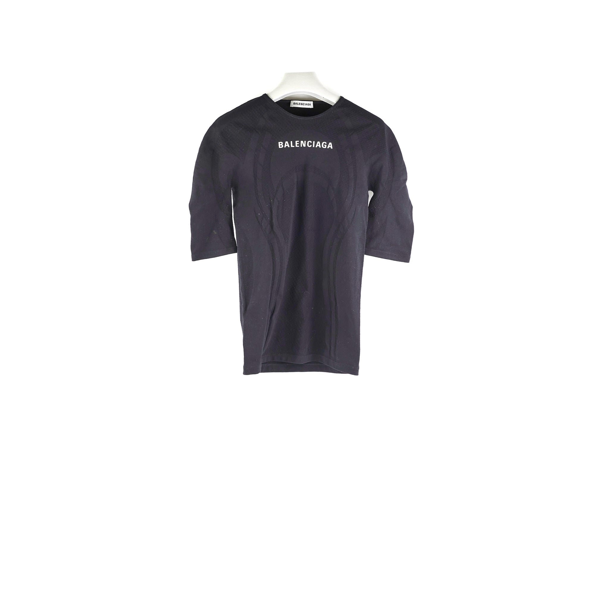 Balenciaga Black Logo T-Shirt Women's Size EU40 / AU 12 - Casual Streetwear for Everyday Fashion & Outfits