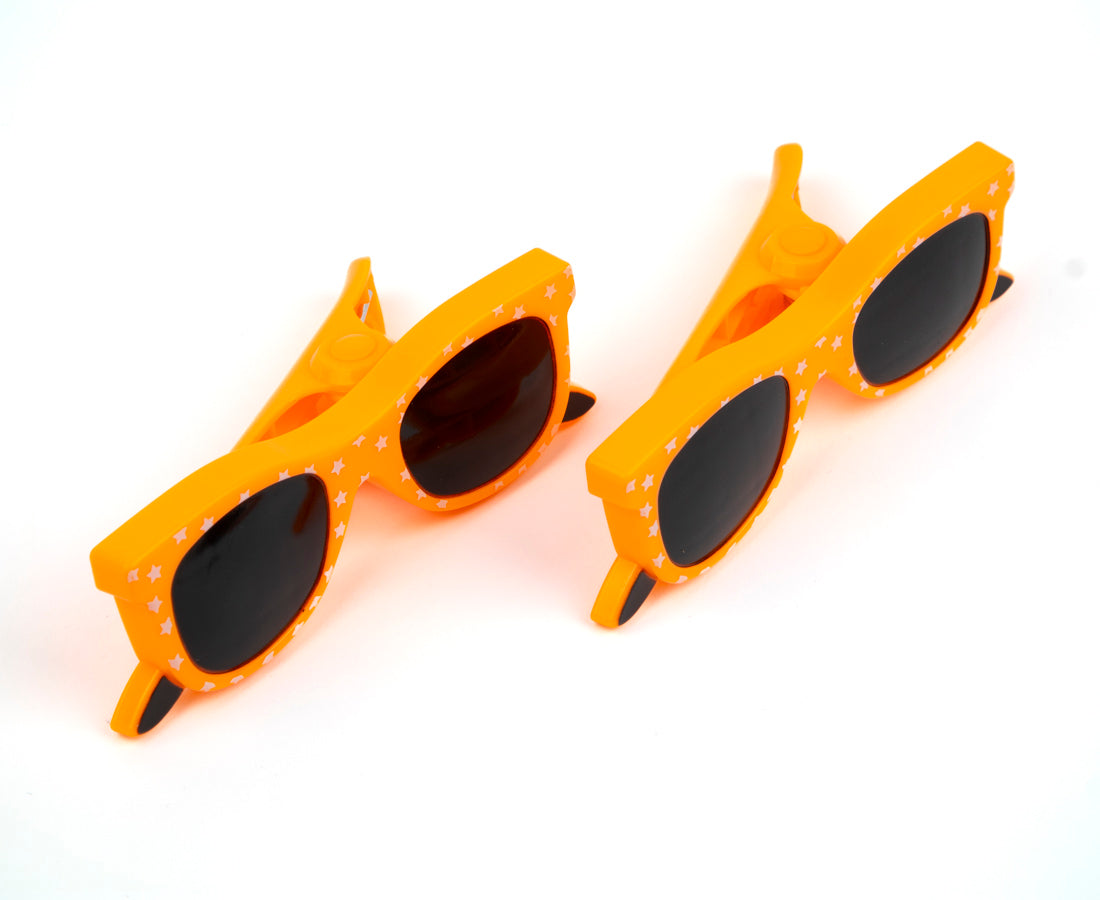 Beach Towel Clips with Sunglasses Holder - Secure Your Towel & Shades at the Beach, Pool, or Outdoor Activities