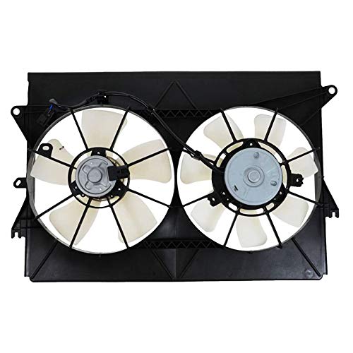 RAREELECTRICAL Replacement Cooling Fan Compatible with Scion Tc 2005-2006 - OEM Part Numbers 16361-22051, 1636122051, 16361-28081, 1636128081, 16363-23010, 1636323010, 16363-28210, 1636328210, 16711-28170, 1671128170 - Perfect for Engine Overheating Prevention & Summer Driving