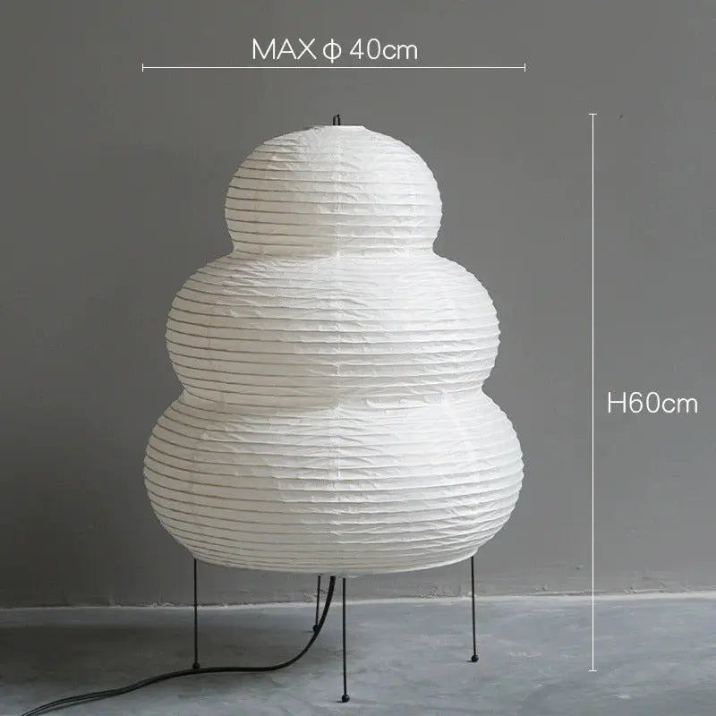 Wayuu Handwoven Rice Paper Floor Lamp - Boho Chic Lighting for Living Room, Bedroom & Office - Eco-Friendly & Stylish Home Decor