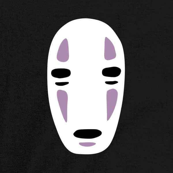 Pop Threads No Face Kaonashi Graphic Tee - Anime Spirited Away Inspired T-Shirt for Men | Casual Wear, Cosplay & Gifts for Anime Fans