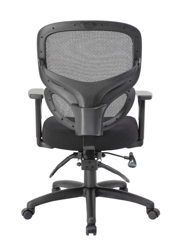 Boss Mesh Back Ergonomic Office Chair B6338 - Adjustable Lumbar Support & Breathable Design for Home & Office Workspaces