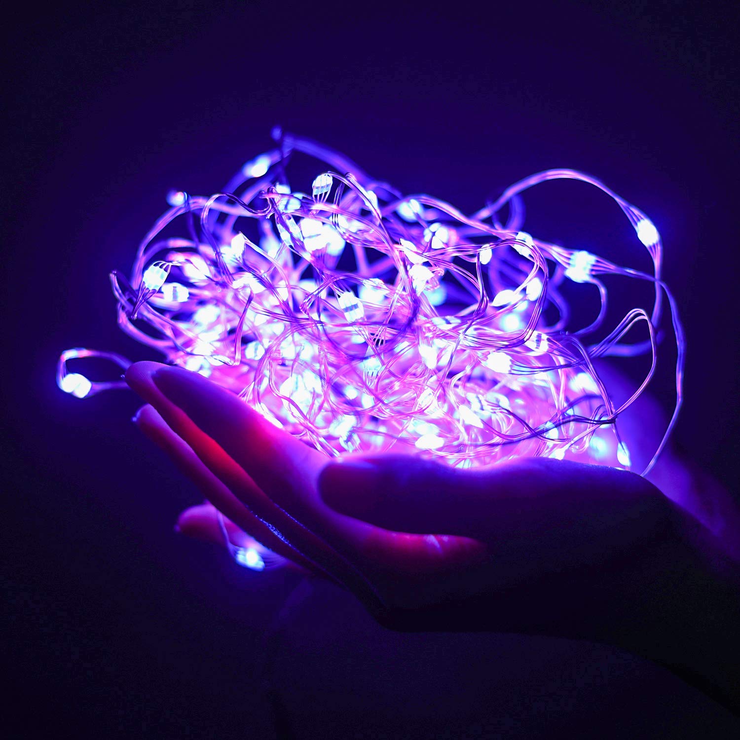 16-Color LED Fairy Lights 40ft with Remote - Bedroom & Christmas Decor