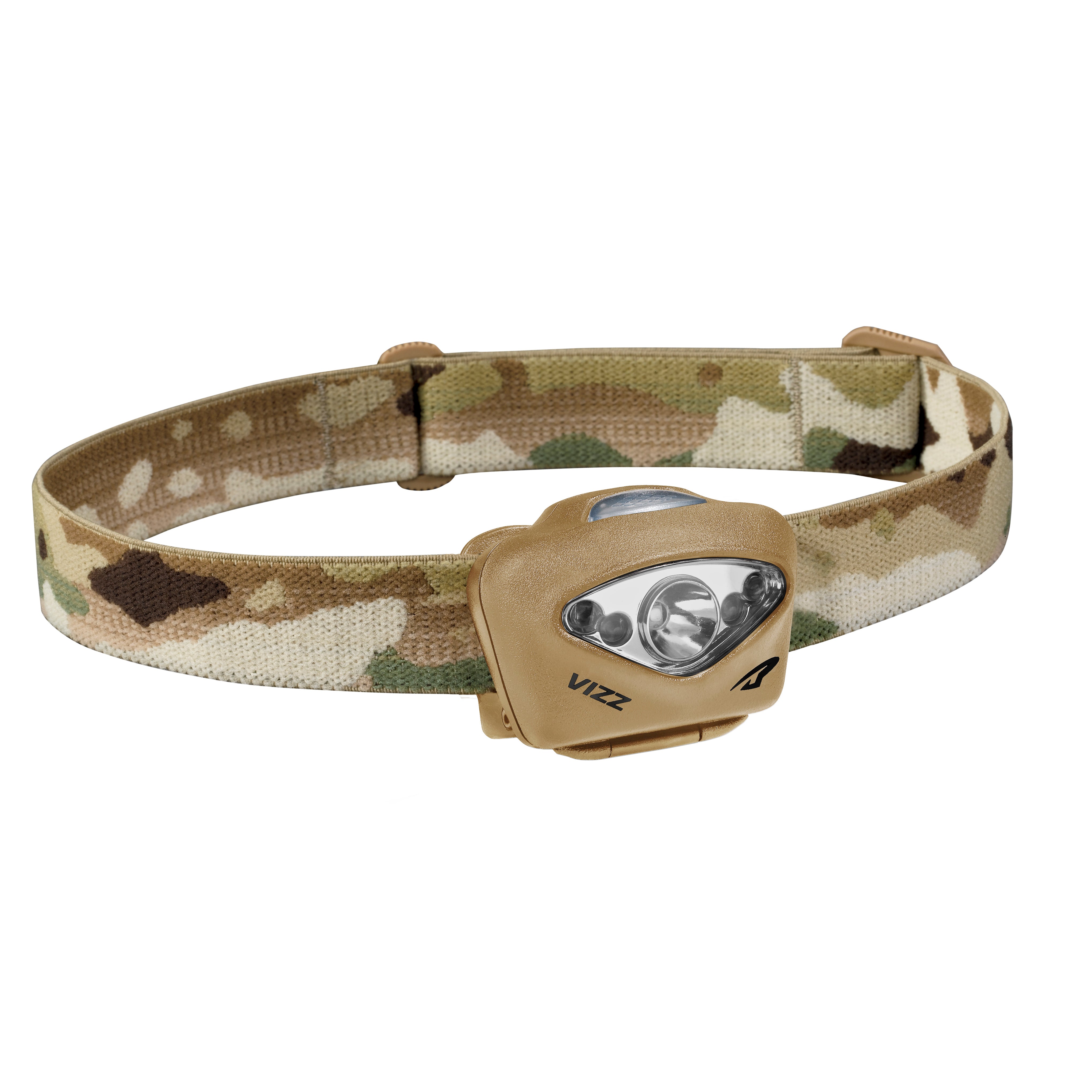 Princeton Tec Vizz 2020 Headlamp - 350 Lumen LED Headlight with Red Safety Light, Adjustable Headband for Running, Hiking, Camping & Emergency Use