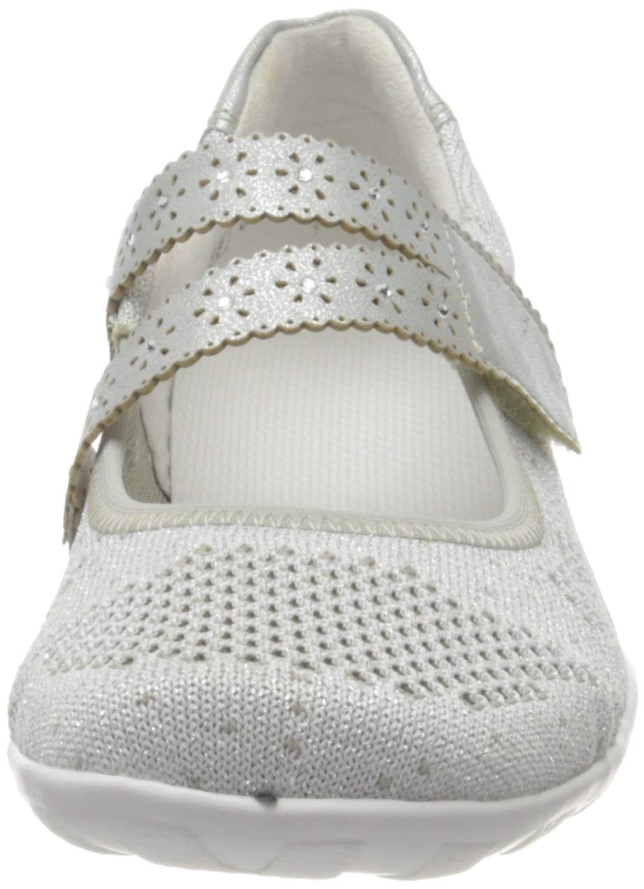 Rieker Women's Comfortable Ballet Flats - Lightweight Slip-On Shoes for Work, Travel & Casual Wear