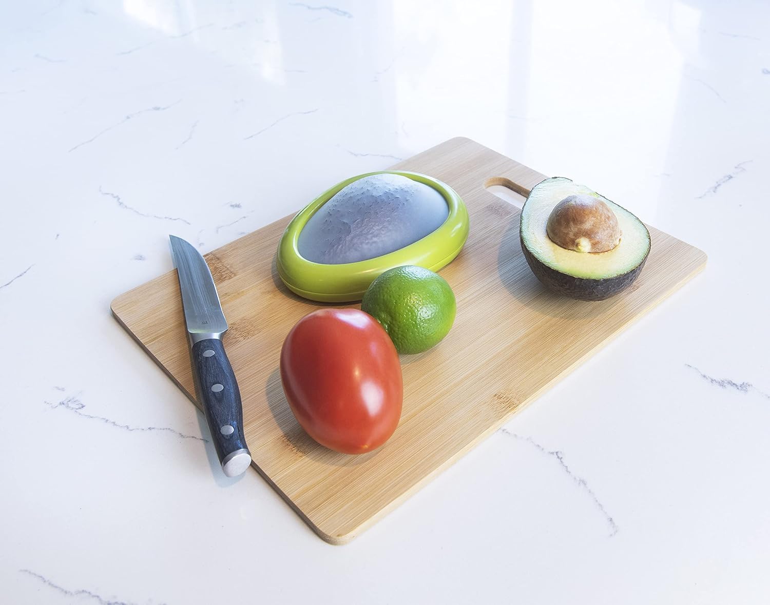 Joie Fresh Stretch Pod Avocado Storage Container - Silicone Food Saver for Leftovers | Keeps Produce Fresh & Firm in Fridge | Reusable, Dishwasher Safe, BPA-Free | Perfect for Meal Prep & Food Storage
