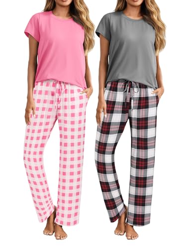 Pink Plaid/Light Grey Plaid