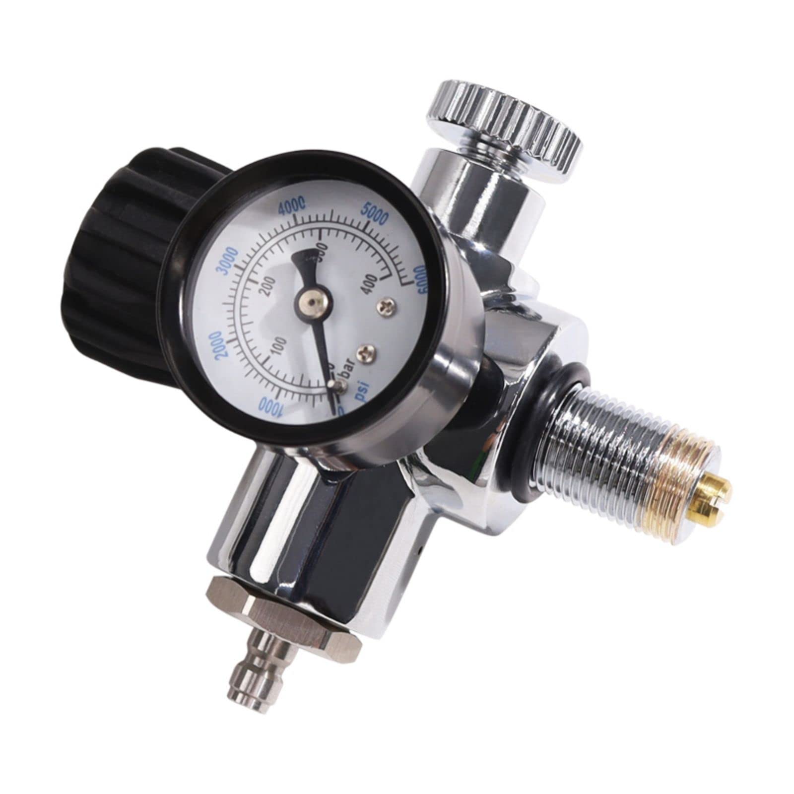 TUXING 4500psi 6.8L Carbon Fiber PCP Air Tank with Adjustable Regulator & Pressure Gauge - Perfect for Paintball, Scuba Diving, and Air Rifle Shooting