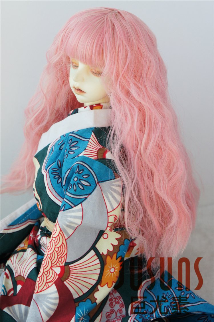 Pink Soft Sobazu Doll Wigs 8-9inch for BJD & Resin Dolls - Party & Cosplay