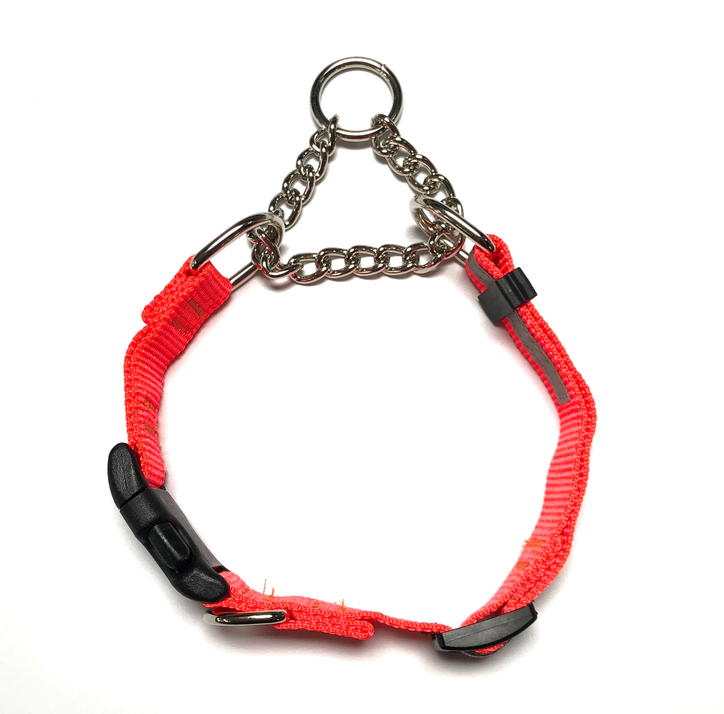 Smoochy Poochy Martingale Dog Collar with Quick Release Clip - Nylon Adjustable No-Slip Pet Collar for Training & Walking - Perfect for Small, Medium & Large Dogs