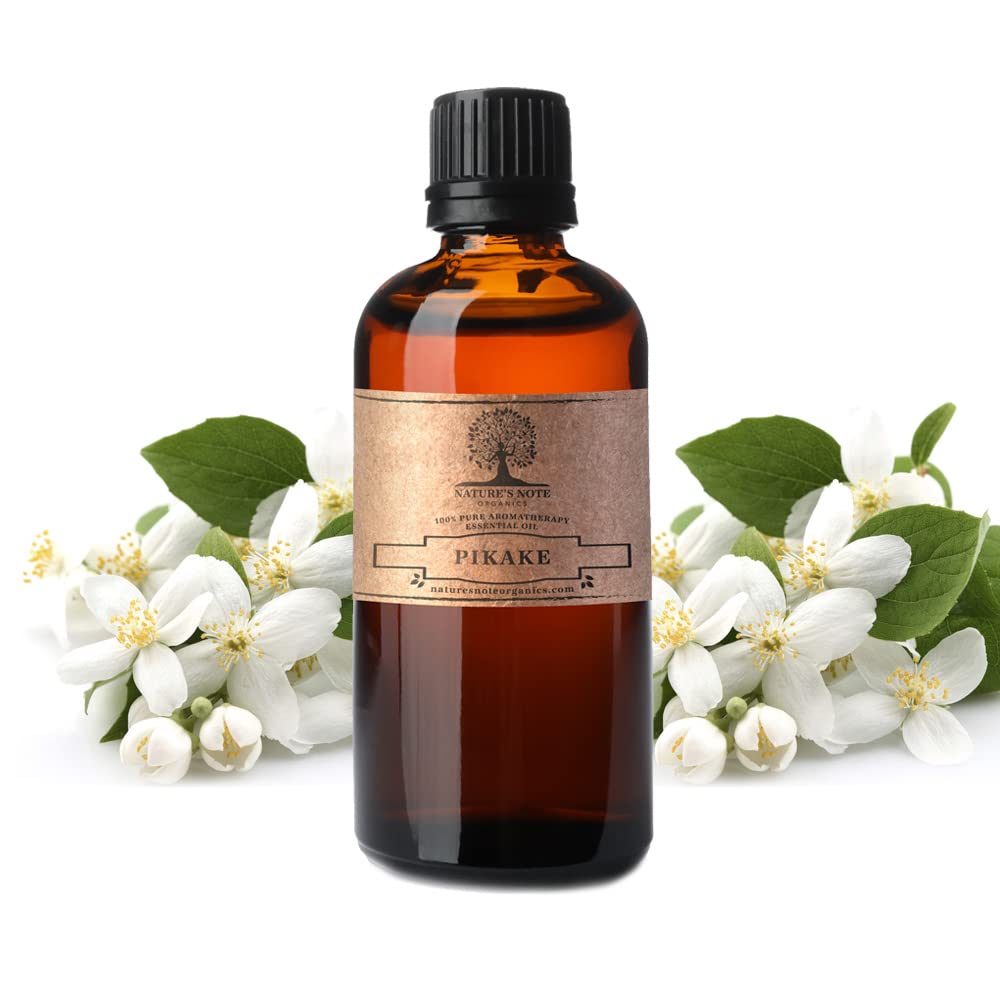 Pikake Essential Oil - 100% Pure Aromatherapy Grade, Natural Fragrance for Diffusers, Massage & Relaxation - 1 Fl Oz by Nature's Note Organics - Perfect for Stress Relief, Yoga & Home Spa