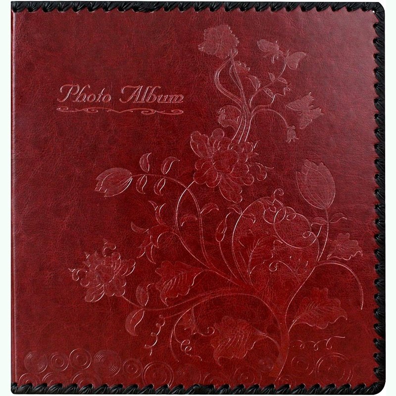 Premium Leather Photo Album Book - Holds 3x5, 4x6, 5x7, 6x8 & 8x10 Pictures - Perfect for Wedding, Family & Travel Memories Preservation