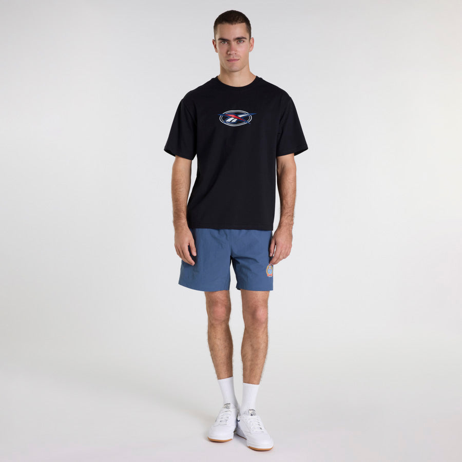 Reebok 2k Performance T-Shirt for Men - Moisture Wicking, Breathable Black Workout Tee for Running, Gym & Casual Wear