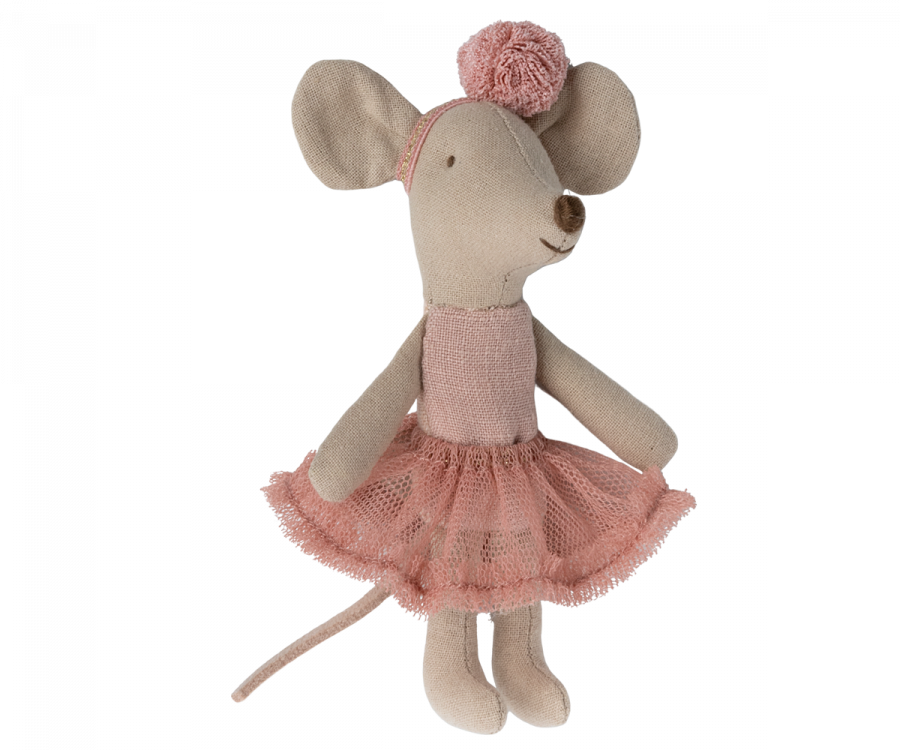 Ballerina Mouse Plush Toy - Little Sister Rose Stuffed Animal for Kids | Perfect Gift for Birthdays, Christmas & Playtime