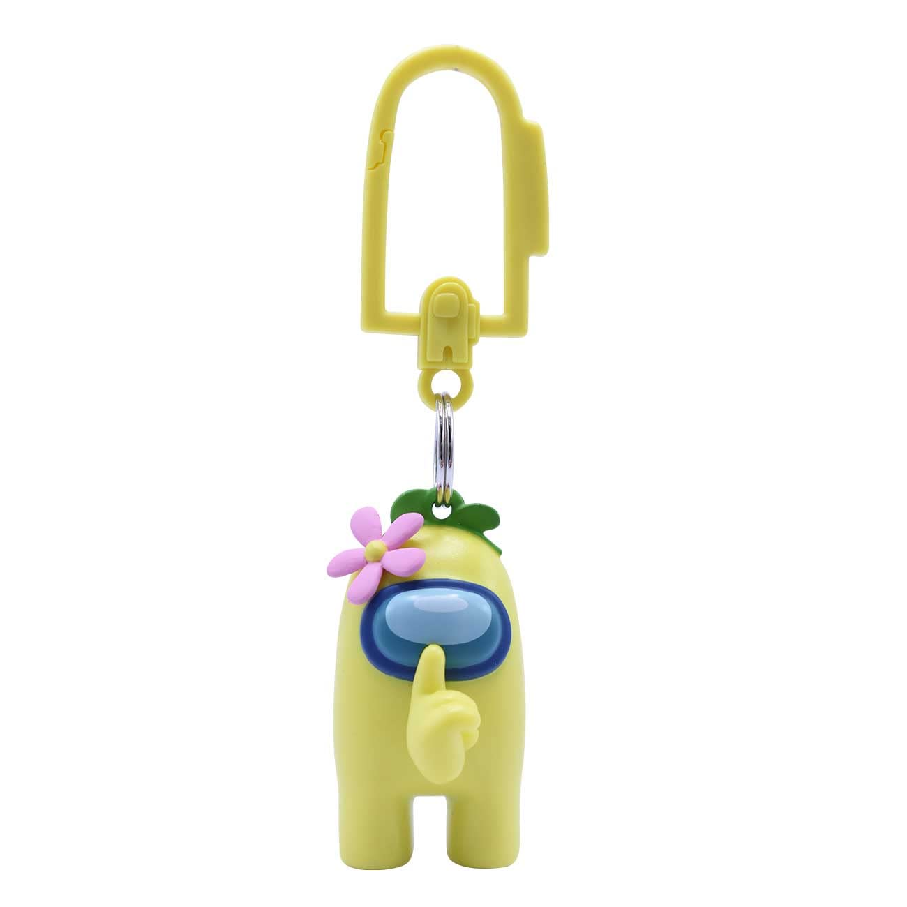 Just Toys LLC Among Us Backpack Hangers - Series 2 | Fun Character Hooks for School Bags, Lockers & Dorm Rooms | Official Among Us Merchandise