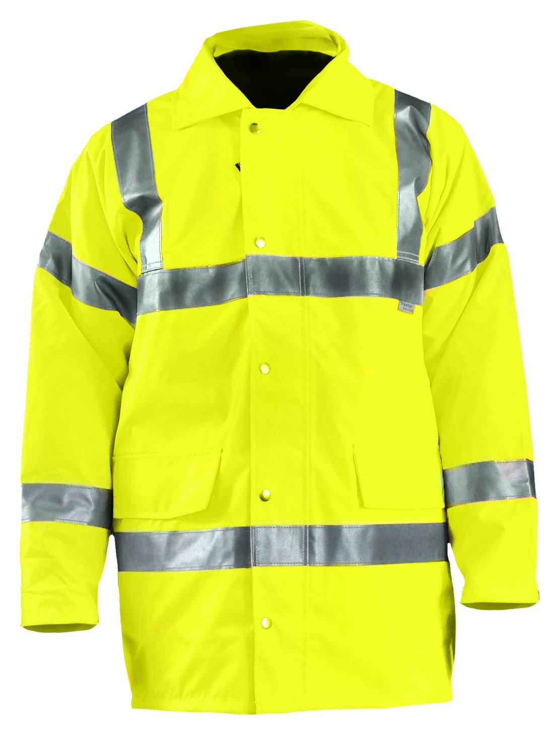 Insulated Winter Jacket for Men - 2XL Size, Bright Yellow, 36 Inch Length - Perfect for Outdoor Activities, Hiking & Cold Weather Protection