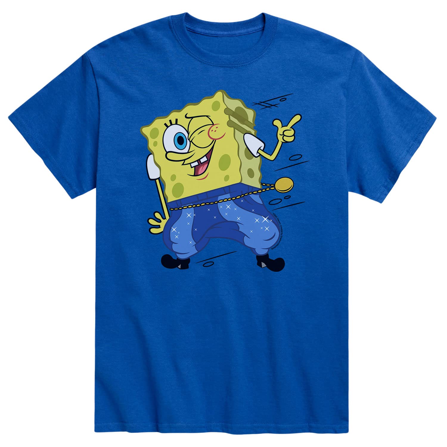 Spongebob Squarepants Men's Graphic T-Shirt - Funny Spongebob Hammer Pant Design - Soft Cotton Short Sleeve Tee for Casual Wear, Cosplay & Anime Fans