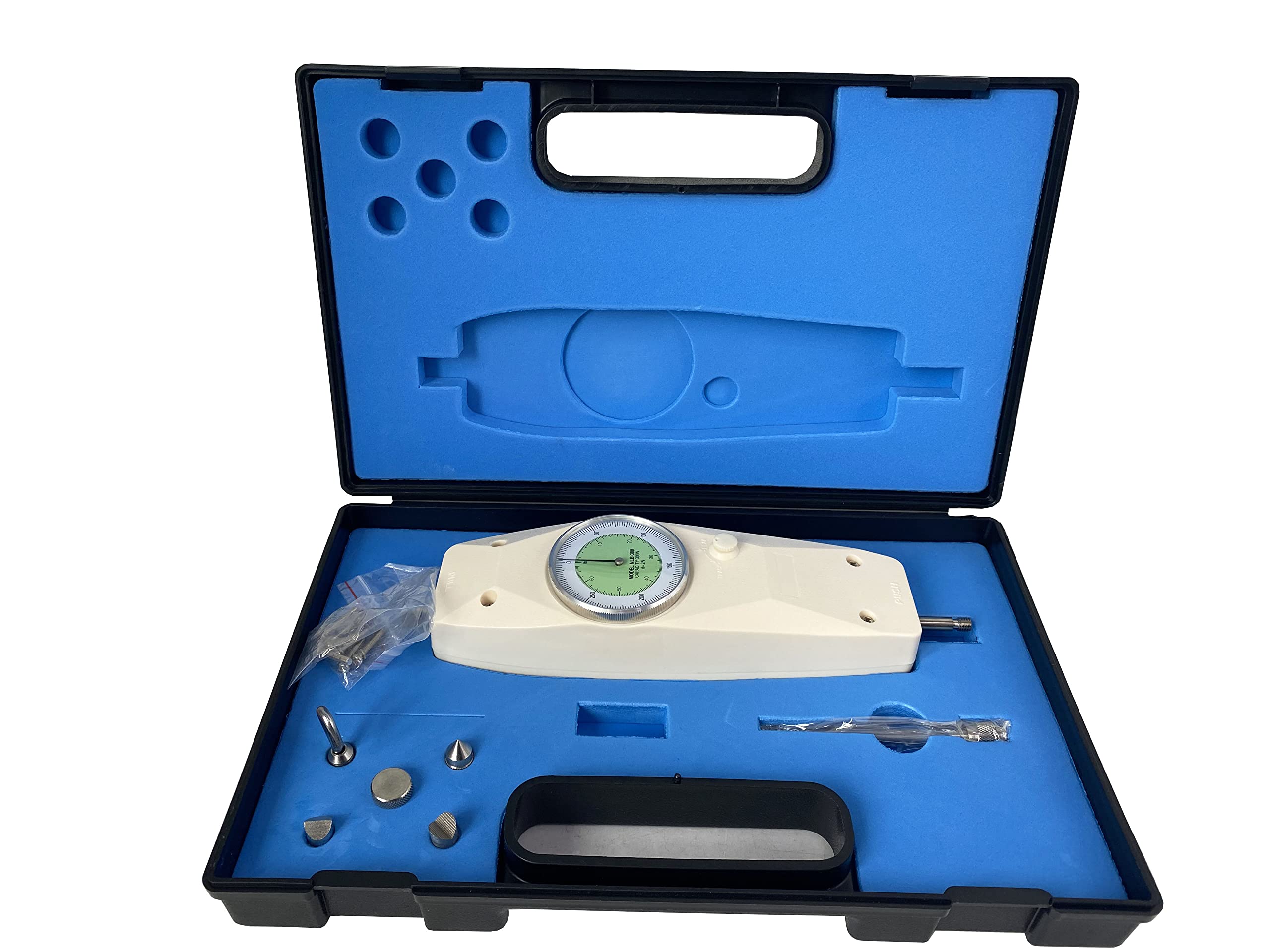 Digital Push Pull Force Gauge - 50N/11Ib Capacity Dynamometer with Pointer Display | Perfect for Tension Testing, Quality Control & Mechanical Engineering Applications