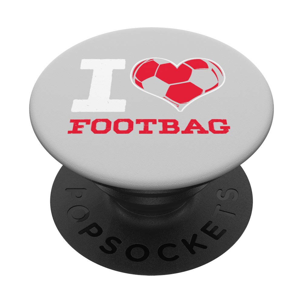 Premium Footbag Hacky Sack Game - Outdoor Sports Toy for Kids & Adults | PopSockets Swappable PopGrip | Perfect for Beach, Park, and Backyard Play