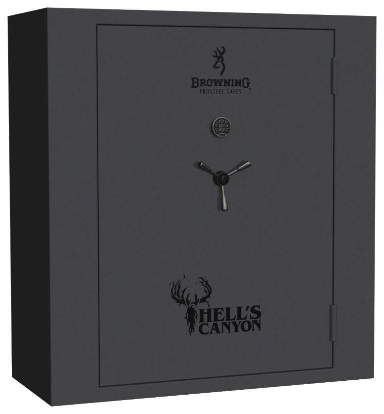 Browning HC65 Hell's Canyon Extra Wide Gun Safe - Secure Firearm Storage for Home & Office - Heavy Duty Rifle Cabinet with Digital Lock & Anti-Theft Protection