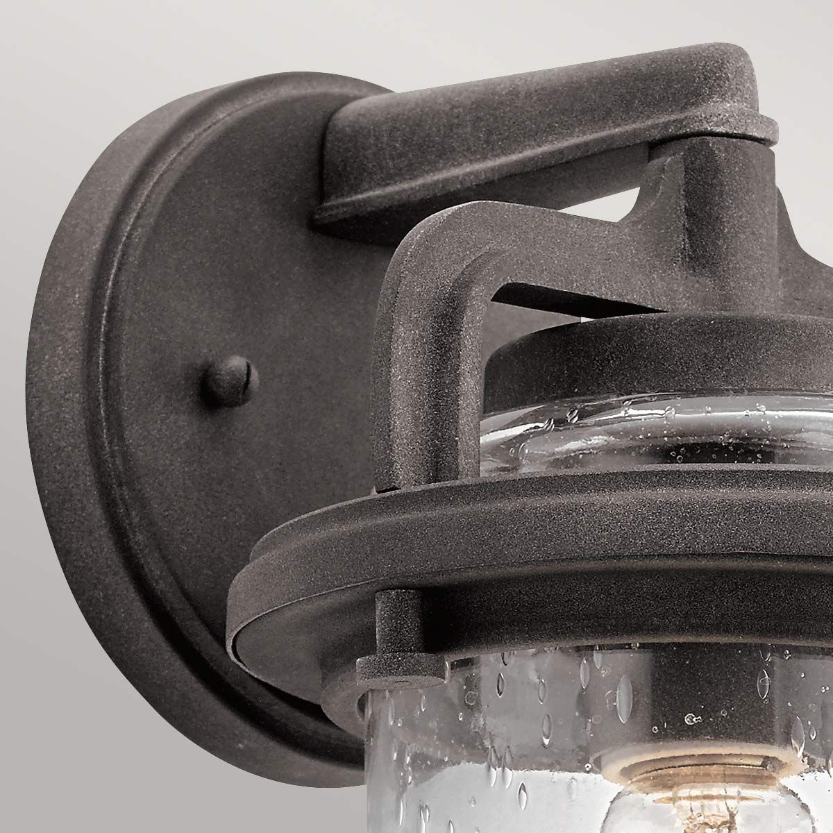 Andover 1 Light Small/Medium/Large Outdoor Wall Lantern - Weather Resistant Zinc Finish, E27 Socket, IP44 Rated - Perfect for Porch, Patio, Garden & Exterior Wall Lighting